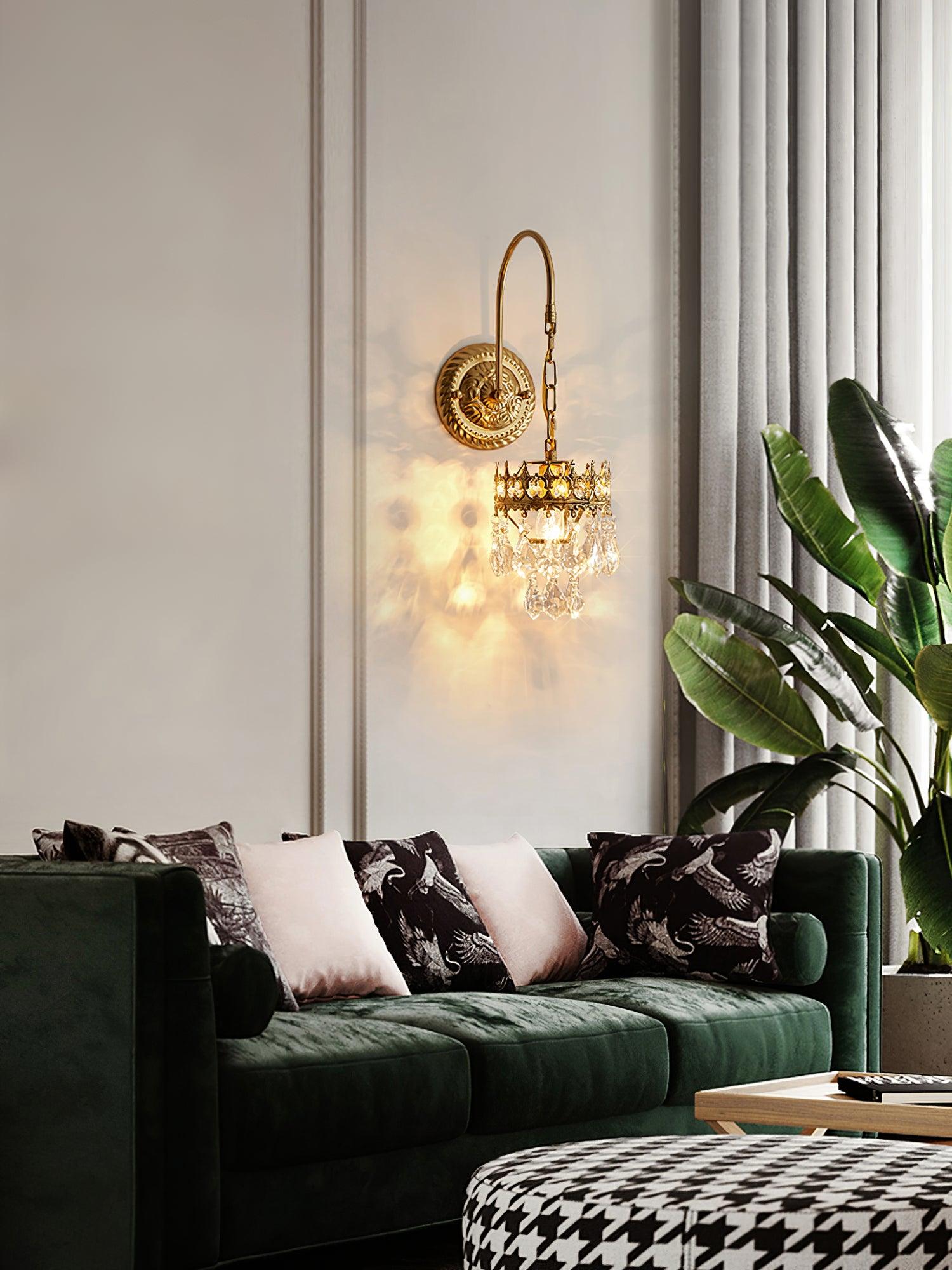 Ivmarila Applique Murale Art Nordique Couronne en Cristal - Neutralighting