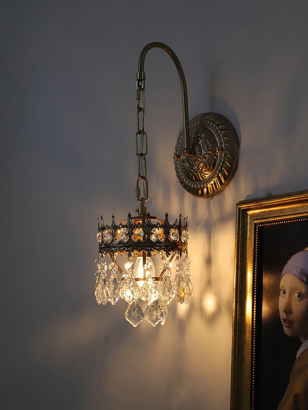 Ivmarila Applique Murale Art Nordique Couronne en Cristal - Neutralighting