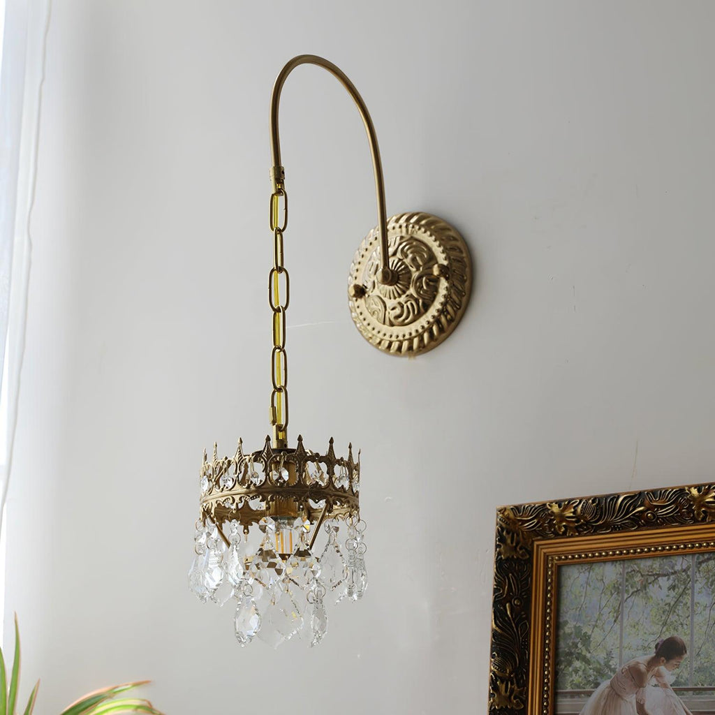 Ivmarila Applique Murale Art Nordique Couronne en Cristal - Neutralighting