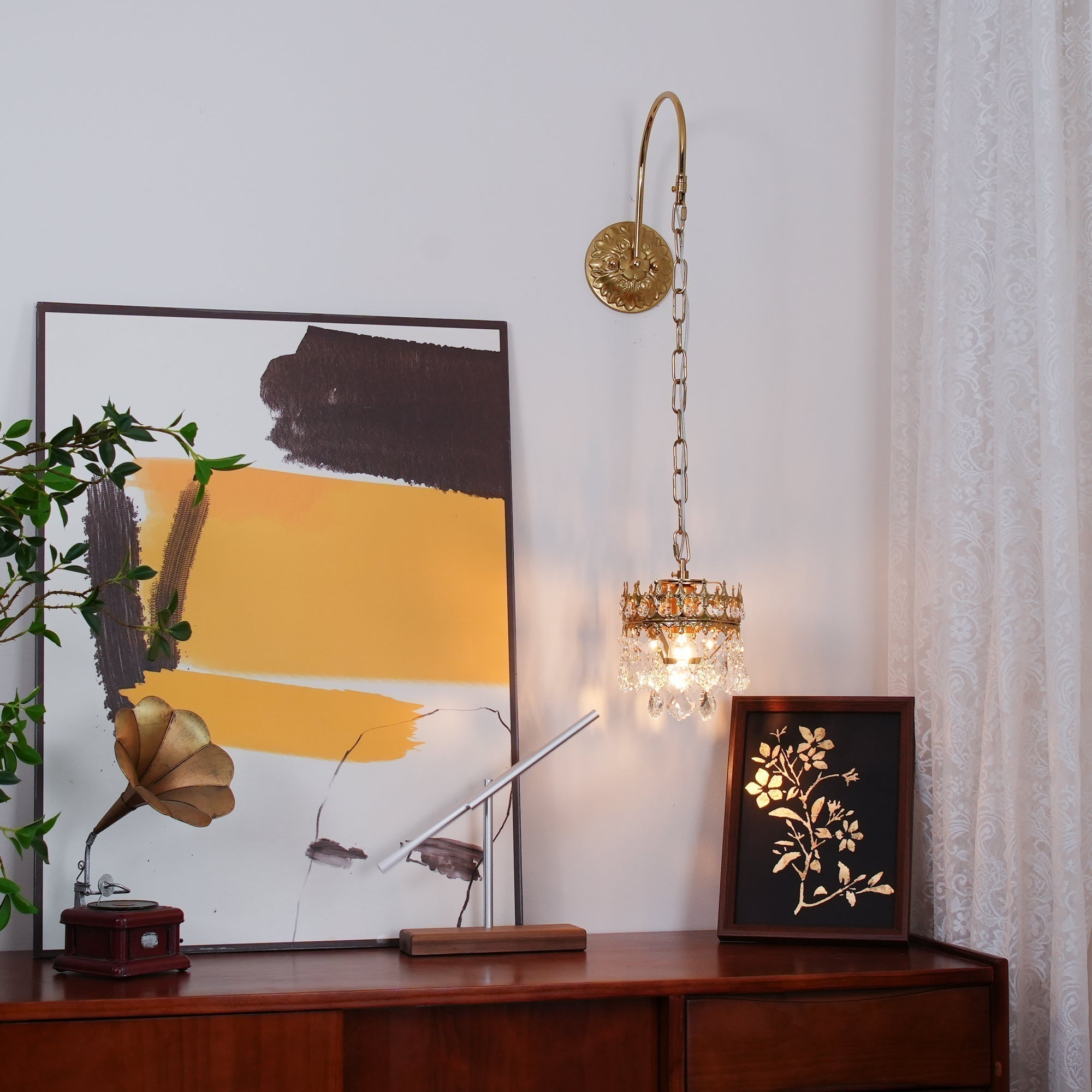 Ivmarila Applique Murale Art Nordique Couronne en Cristal - Neutralighting