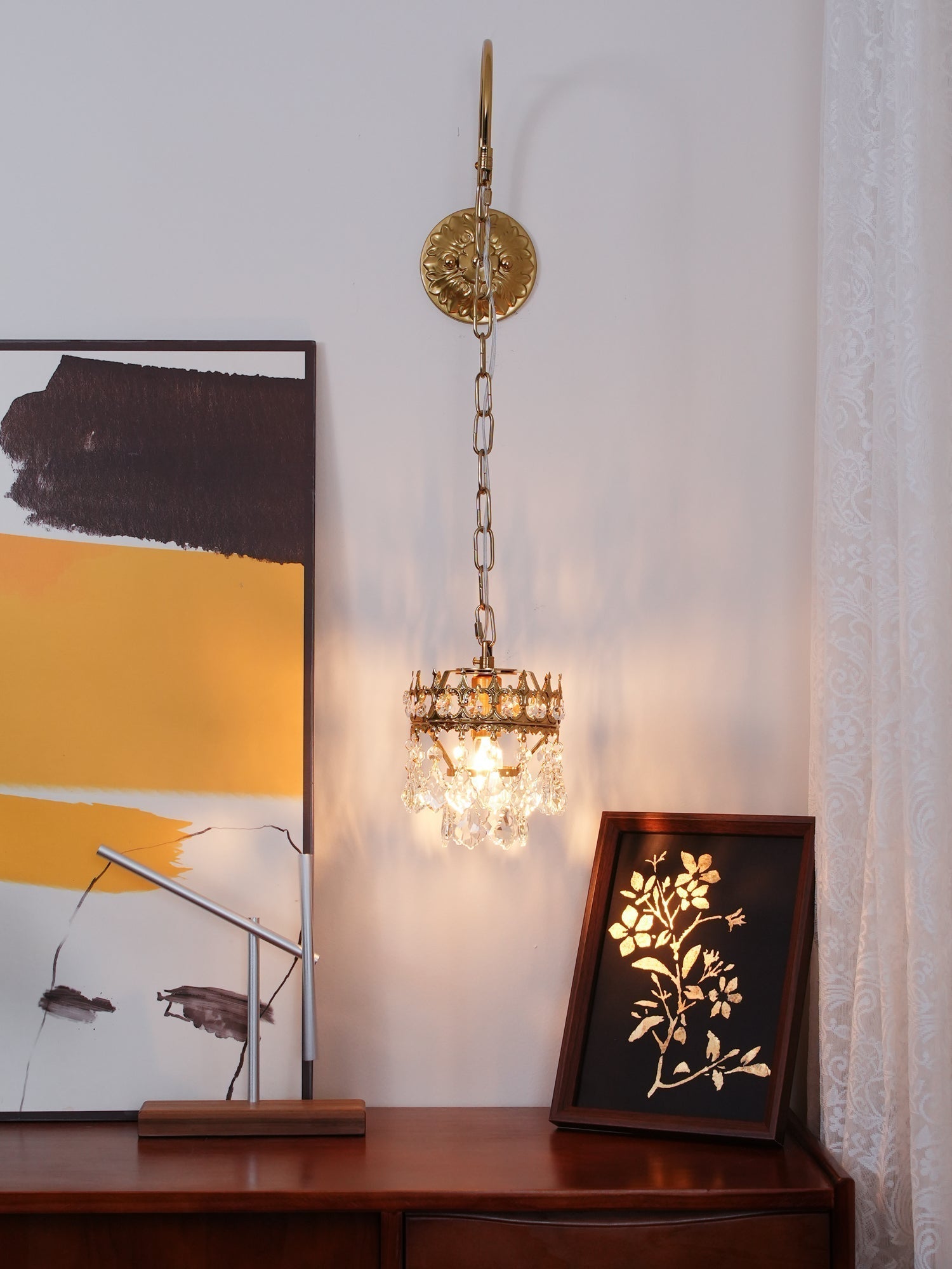 Ivmarila Applique Murale Art Nordique Couronne en Cristal - Neutralighting