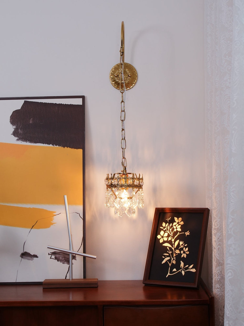 Ivmarila Applique Murale Art Nordique Couronne en Cristal - Neutralighting