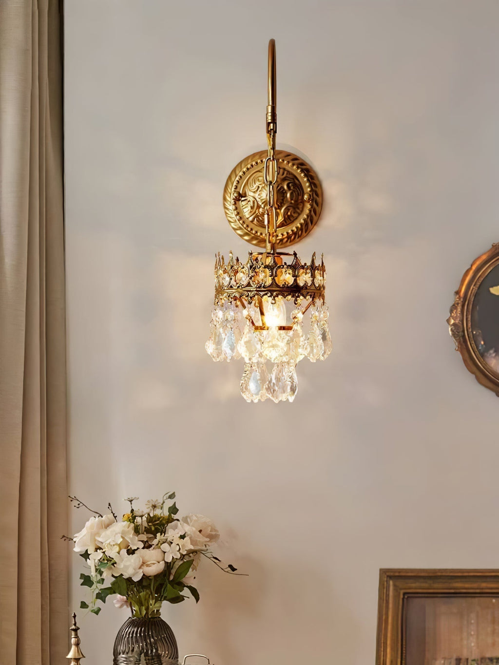 Ivmarila Applique Murale Art Nordique Couronne en Cristal - Neutralighting