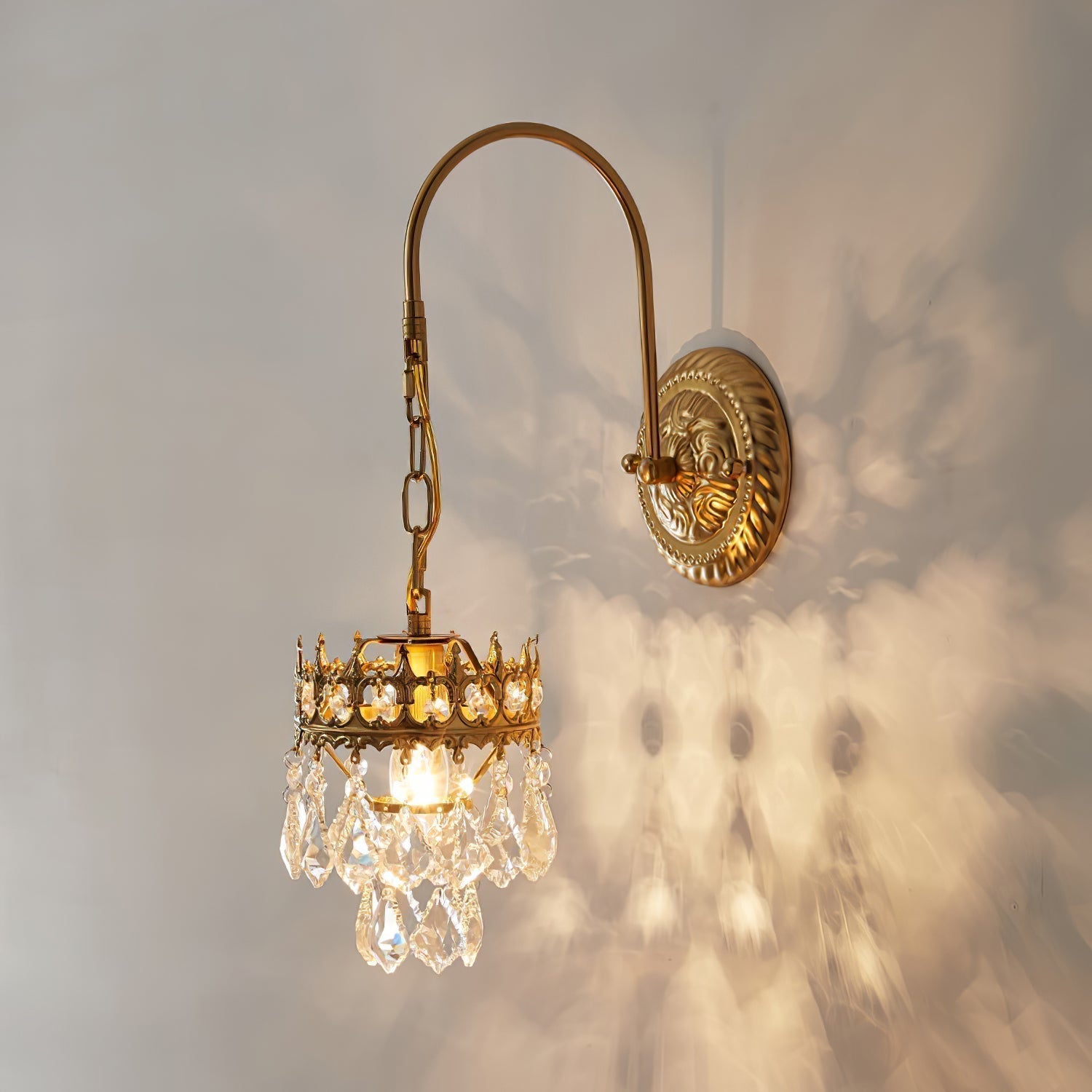 Ivmarila Applique Murale Art Nordique Couronne en Cristal - Neutralighting