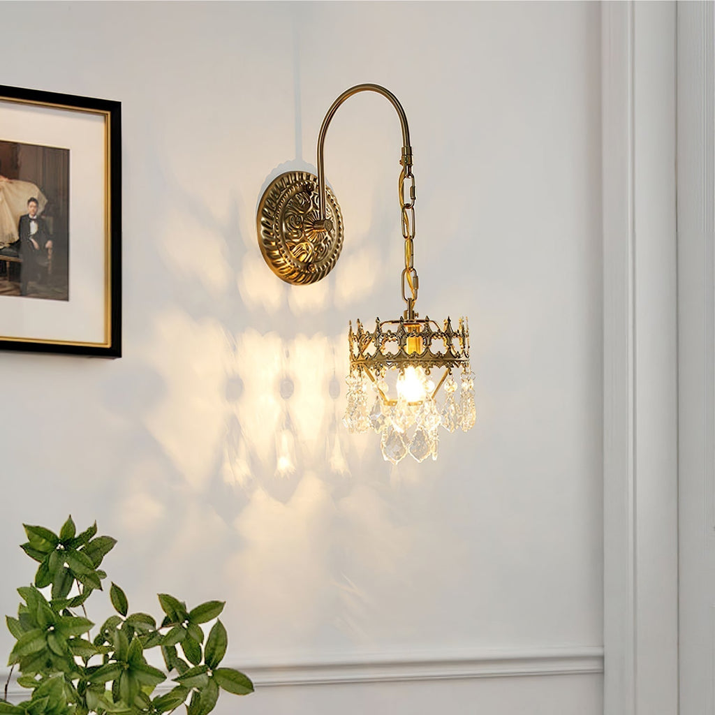 Ivmarila Applique Murale Art Nordique Couronne en Cristal - Neutralighting