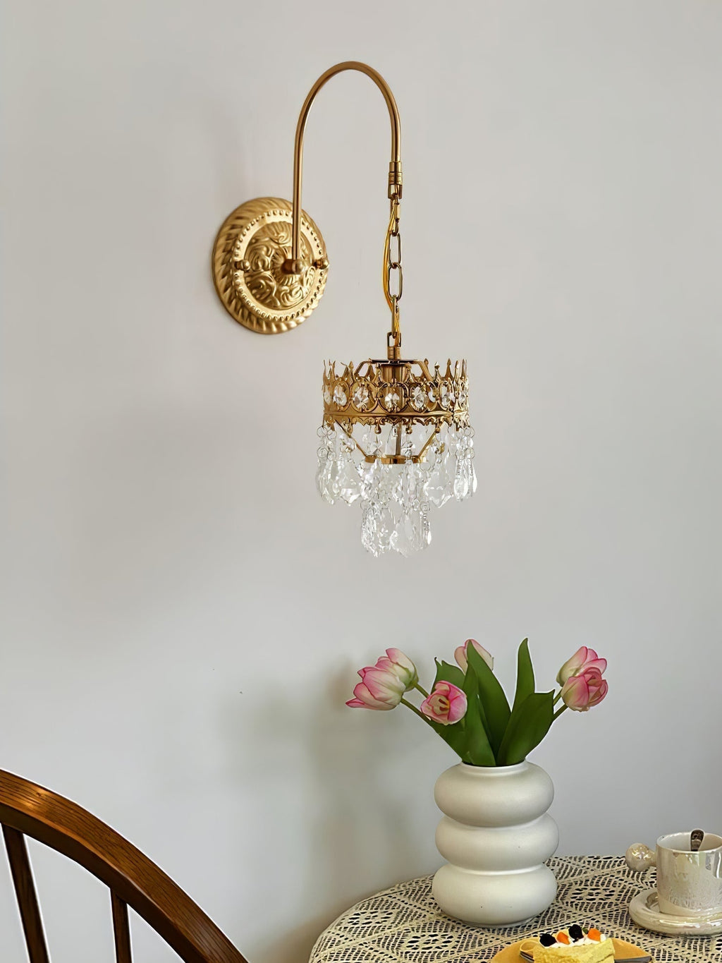 Ivmarila Applique Murale Art Nordique Couronne en Cristal - Neutralighting
