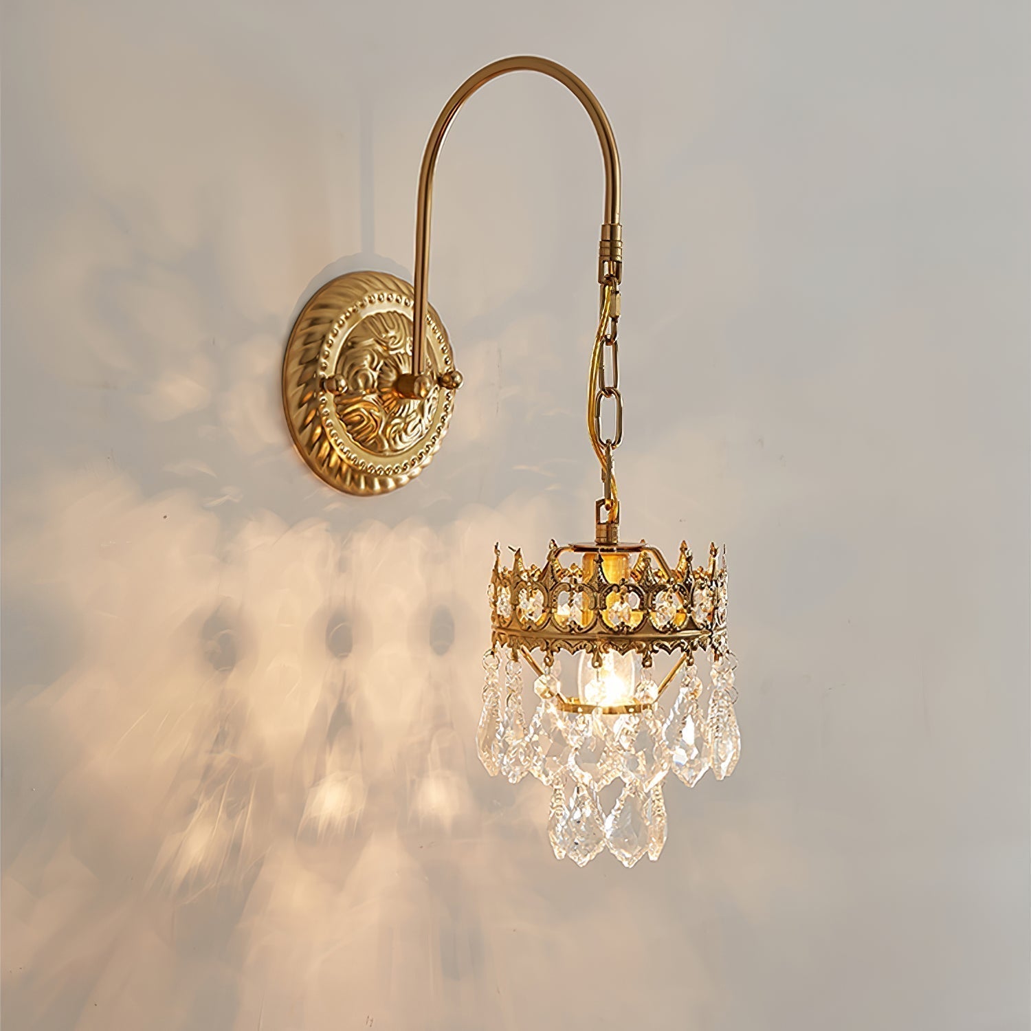 Ivmarila Applique Murale Art Nordique Couronne en Cristal - Neutralighting