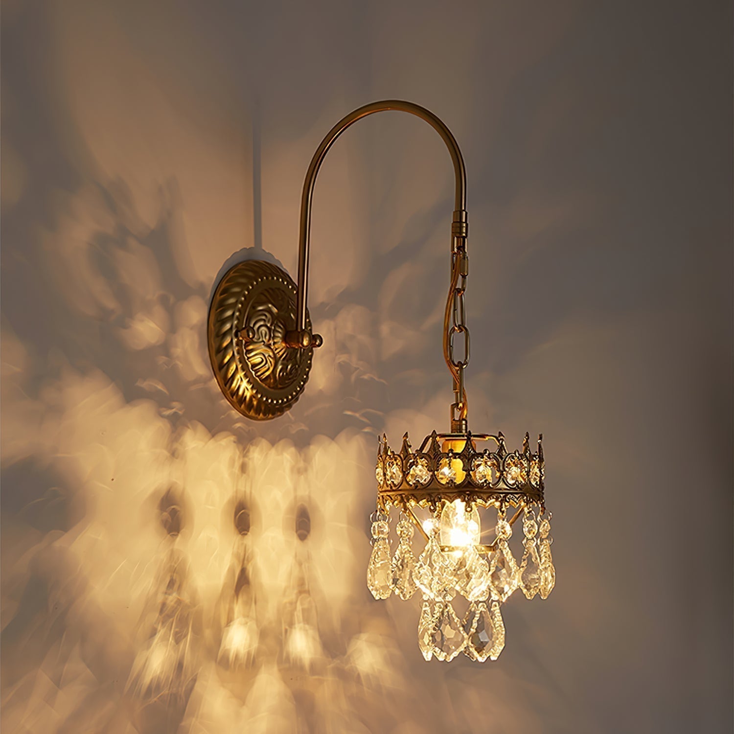 Ivmarila Applique Murale Art Nordique Couronne en Cristal - Neutralighting