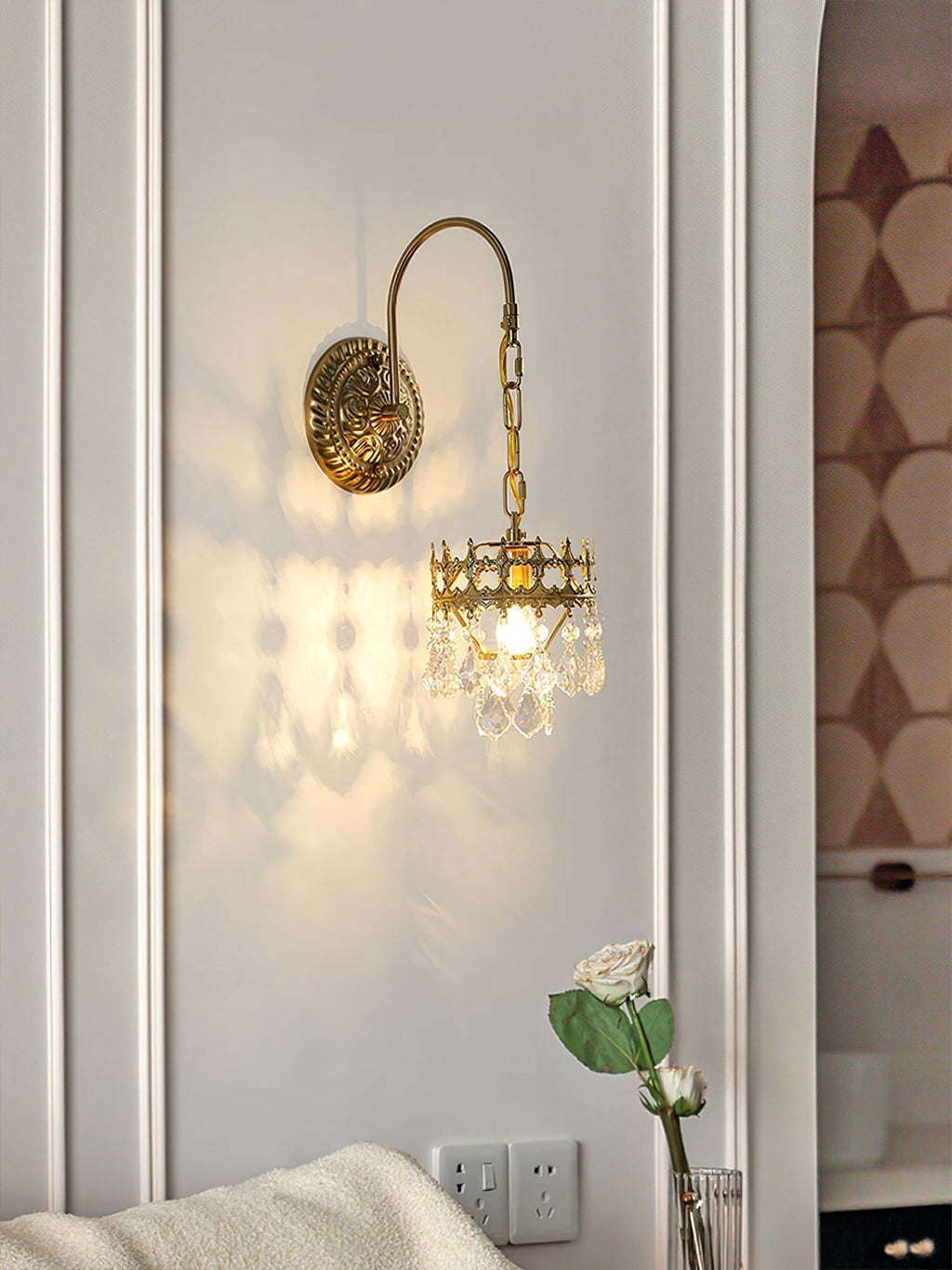Ivmarila Applique Murale Art Nordique Couronne en Cristal - Neutralighting