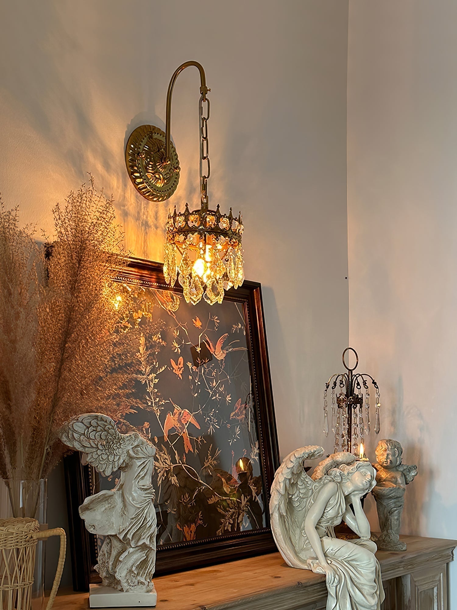Ivmarila Applique Murale Art Nordique Couronne en Cristal - Neutralighting