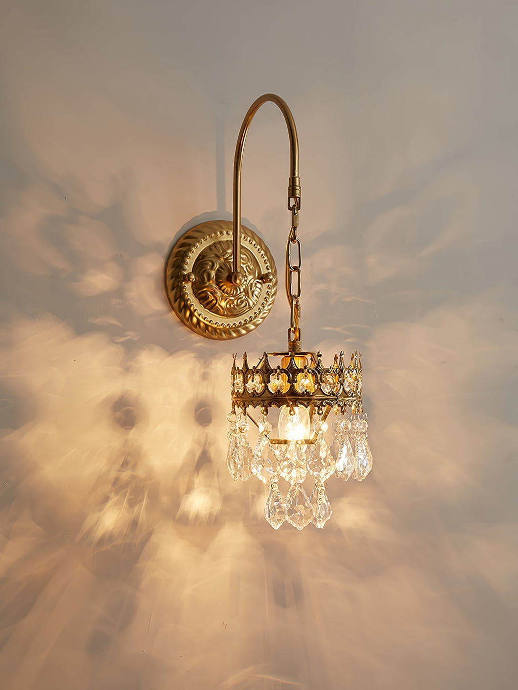Ivmarila Applique Murale Art Nordique Couronne en Cristal - Neutralighting
