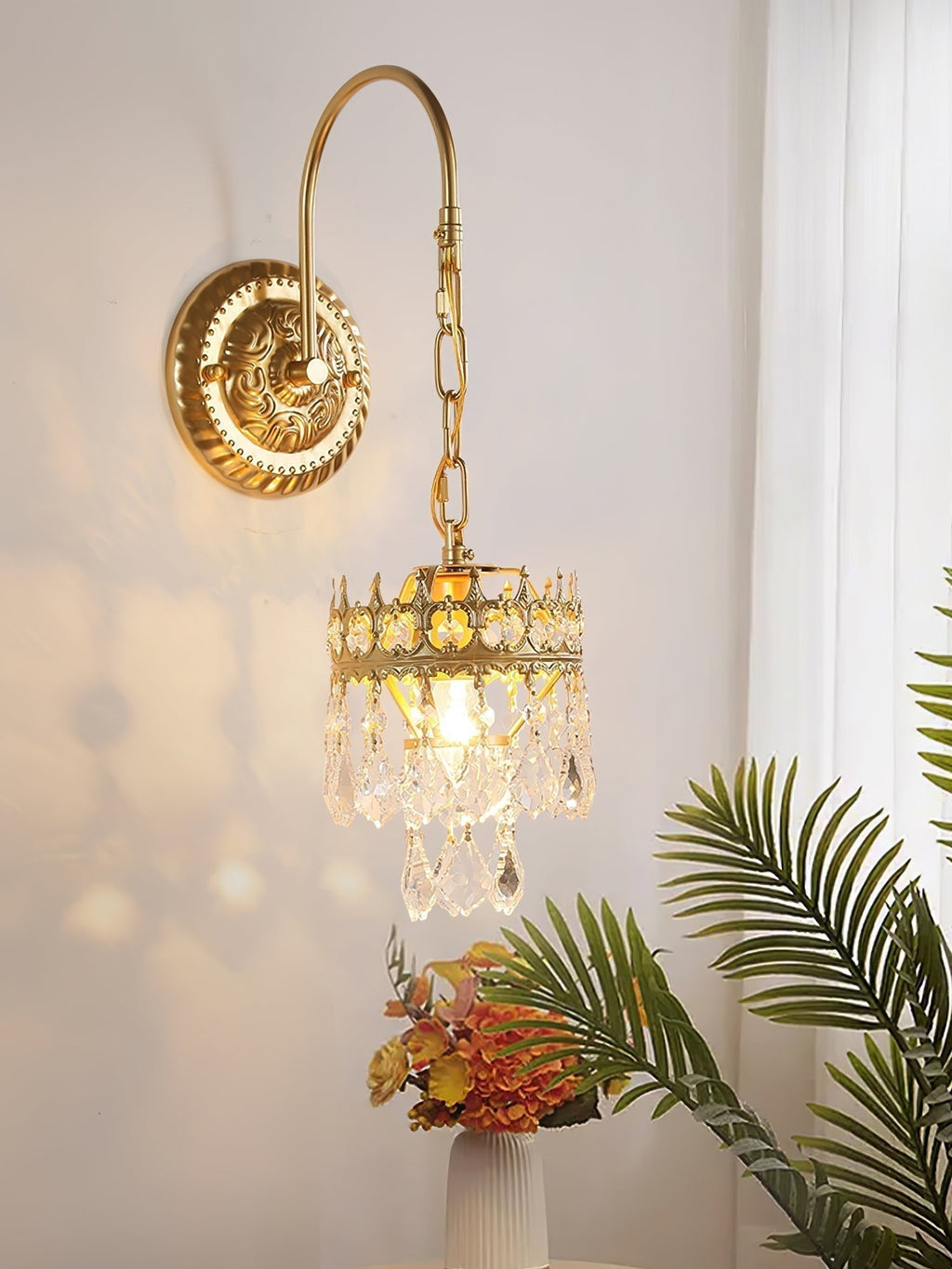Ivmarila Applique Murale Art Nordique Couronne en Cristal - Neutralighting