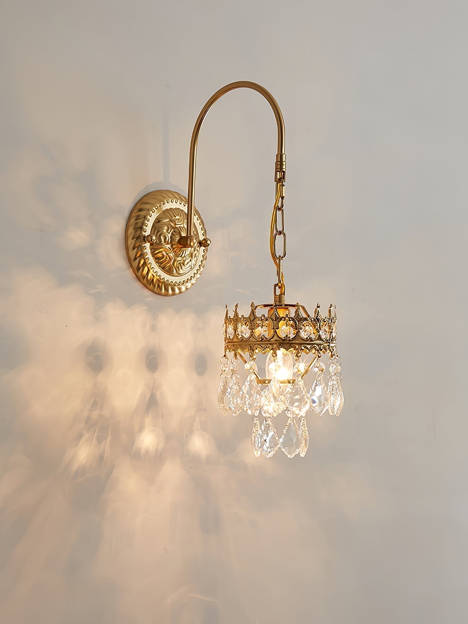 Ivmarila Applique Murale Art Nordique Couronne en Cristal - Neutralighting