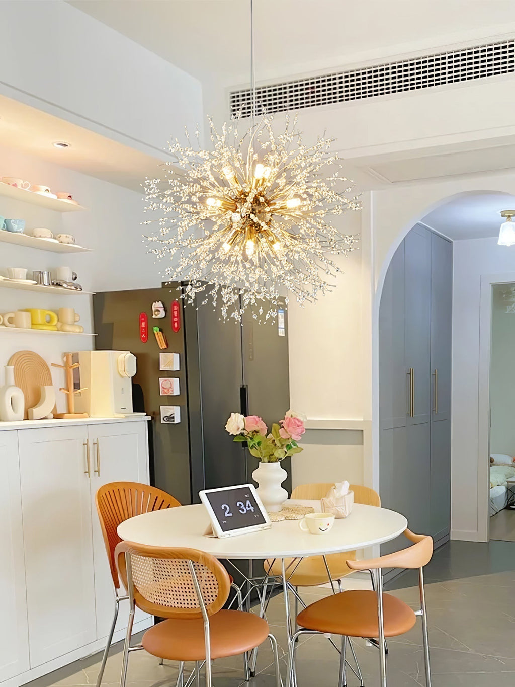 Lustra Chandelier Cristal Pissenlit avec Cristaux - Neutralighting