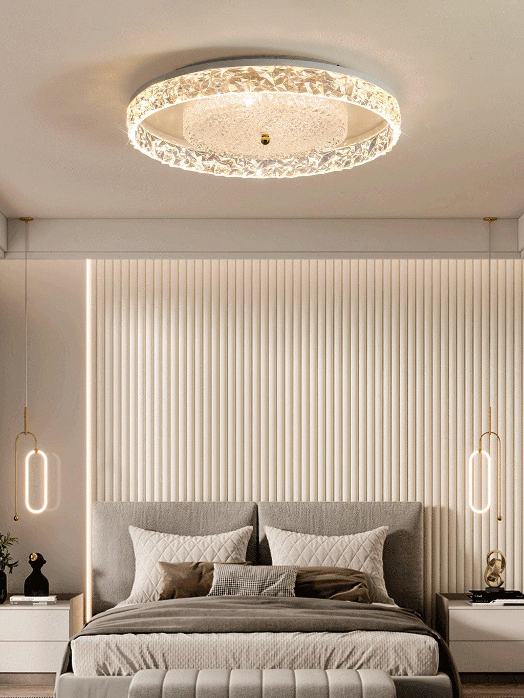 Agave Plafonnier Postmoderne de Luxe en Cristal - Neutralighting