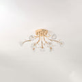 Aballs Postmoderne Luxe Fleur Cristal Plafonnier - Neutralighting