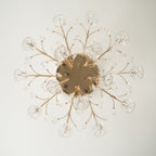 Aballs Postmoderne Luxe Fleur Cristal Plafonnier - Neutralighting