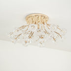 Aballs Postmoderne Luxe Fleur Cristal Plafonnier - Neutralighting
