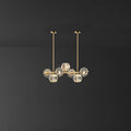 Vavynor Lustre Luxueux Boule Laiton Cristal Verre - Neutralighting