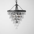 Blink Lustre Unique En Cristal Et Métal En Forme De Pyramide Inversée - Neutralighting