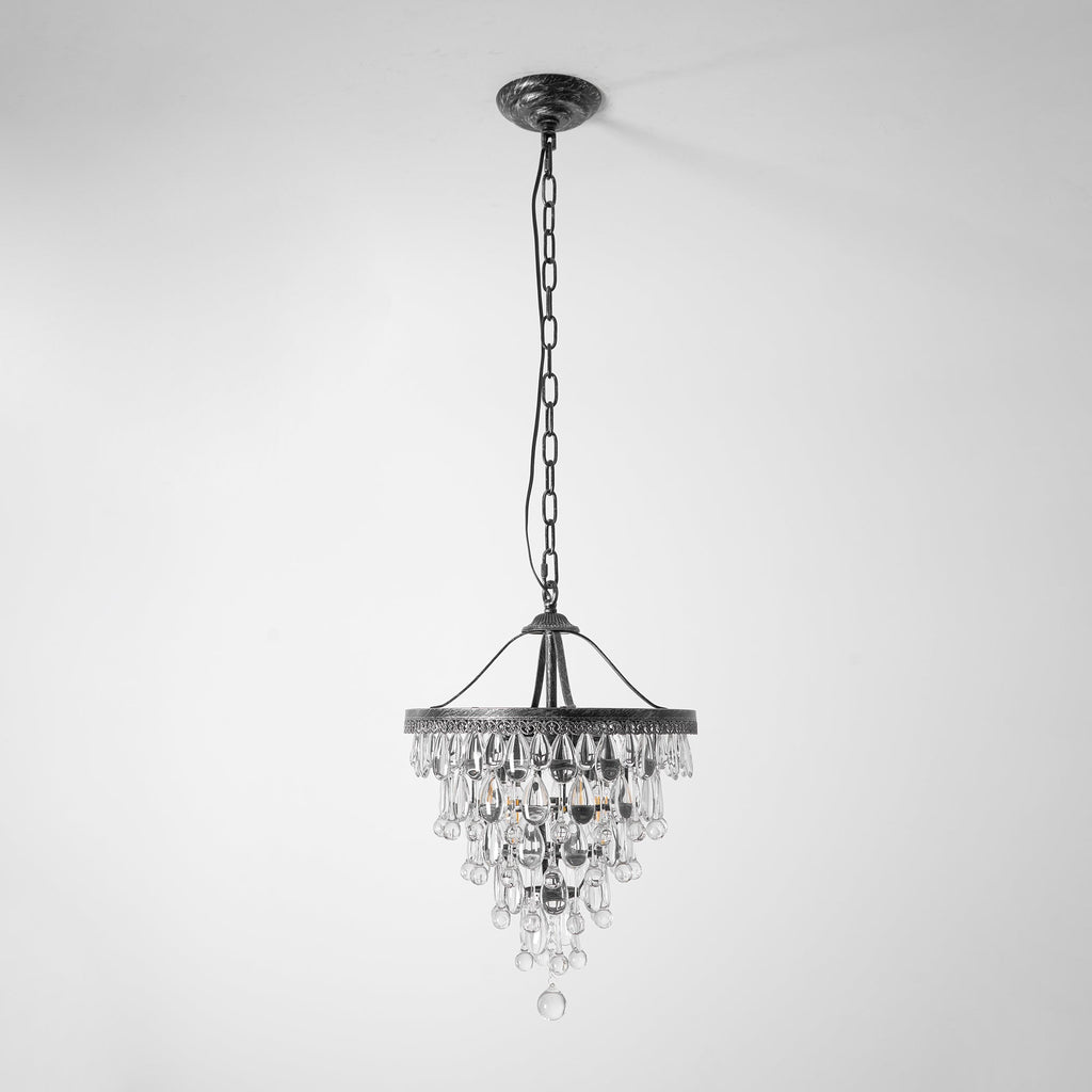 Blink Lustre Unique En Cristal Et Métal En Forme De Pyramide Inversée - Neutralighting