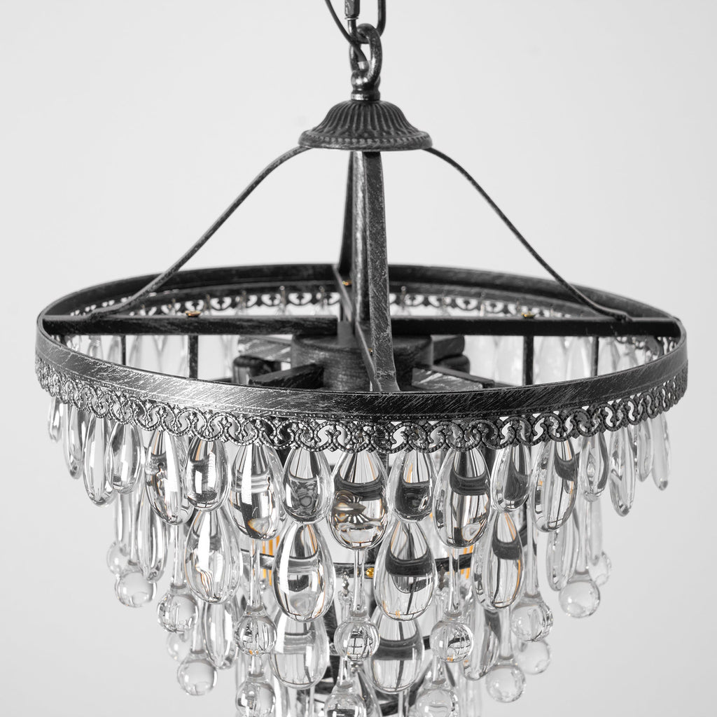 Blink Lustre Unique En Cristal Et Métal En Forme De Pyramide Inversée - Neutralighting