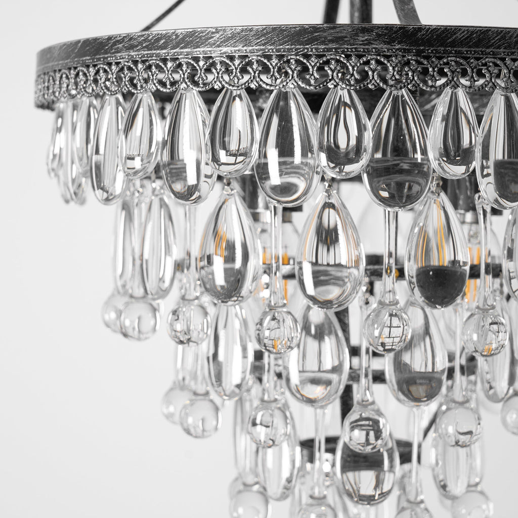 Blink Lustre Unique En Cristal Et Métal En Forme De Pyramide Inversée - Neutralighting