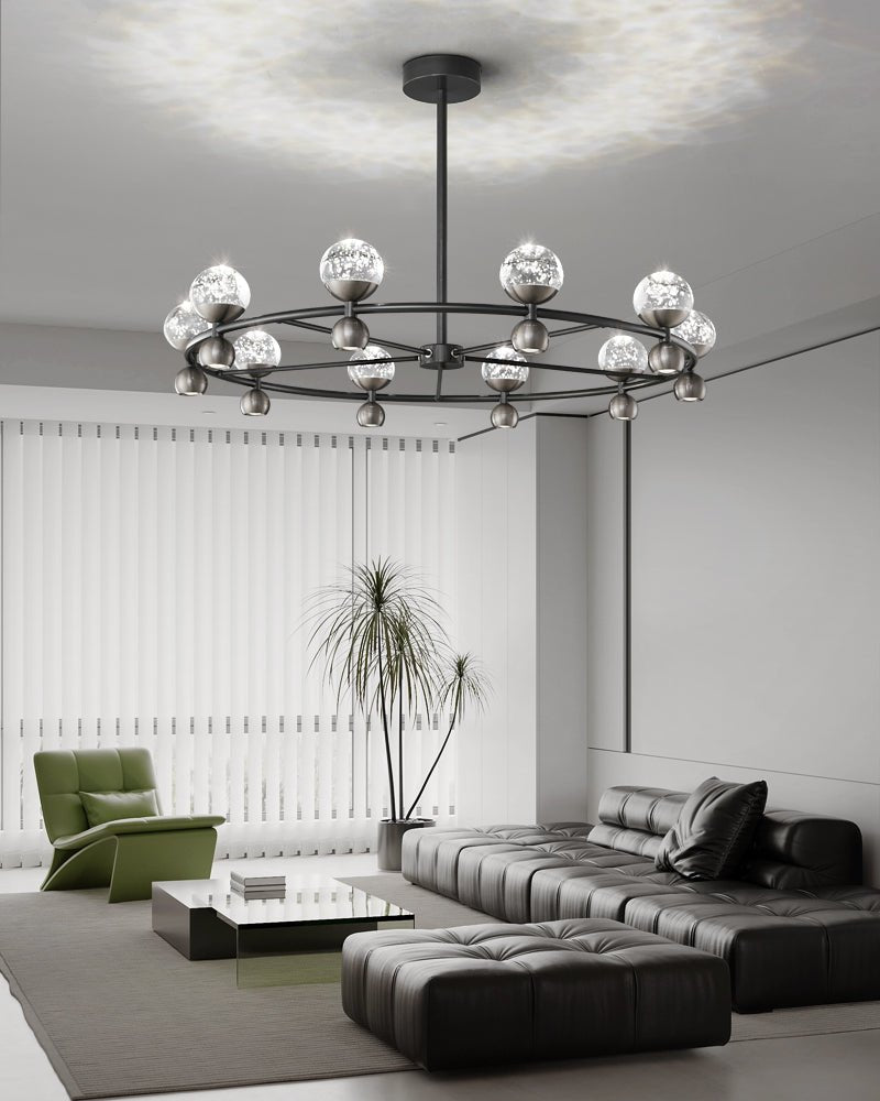 Lumiryn Orbital Verre Globe Lustre - Neutralighting