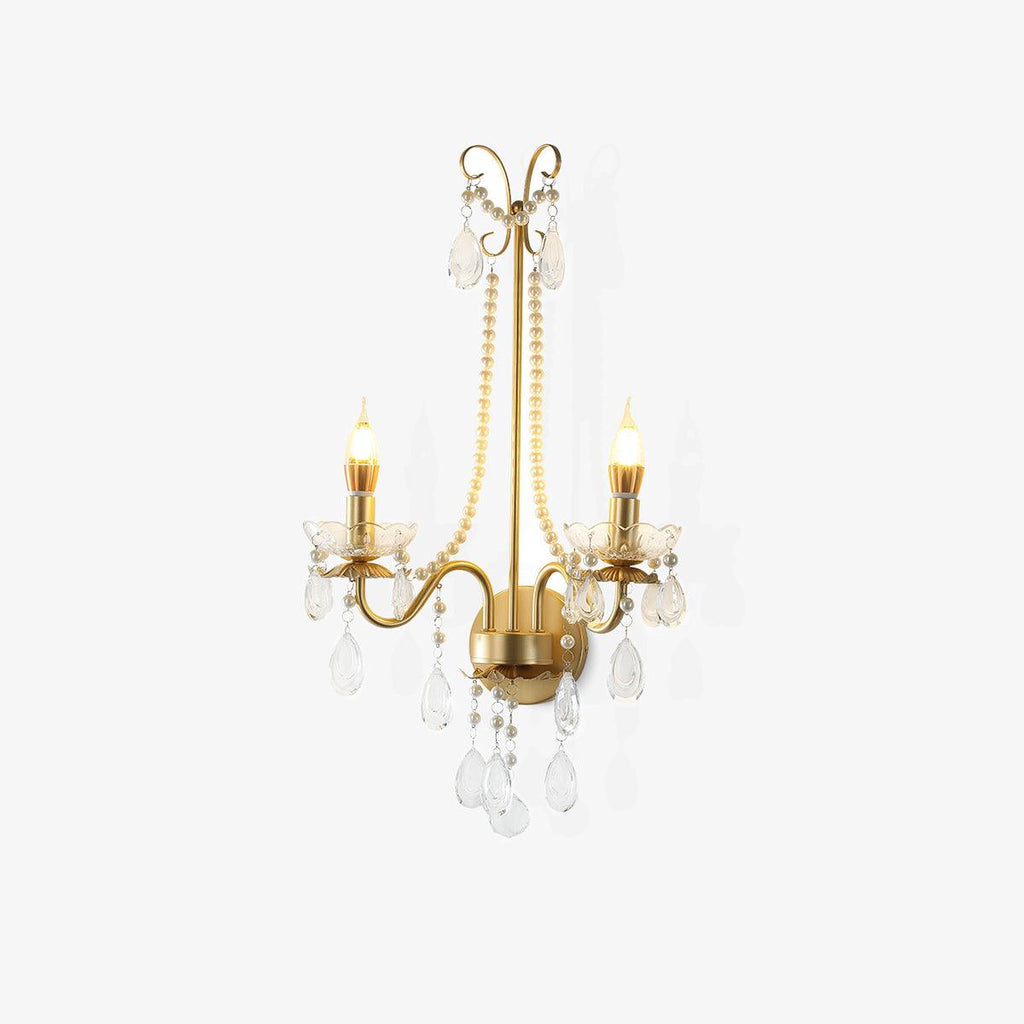 Nydoraris Applique Murale Cristal Chaîne de Perles Élégance - Neutralighting