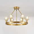 Syzorisra Chandelier Cristal Laiton Moderne - Neutralighting