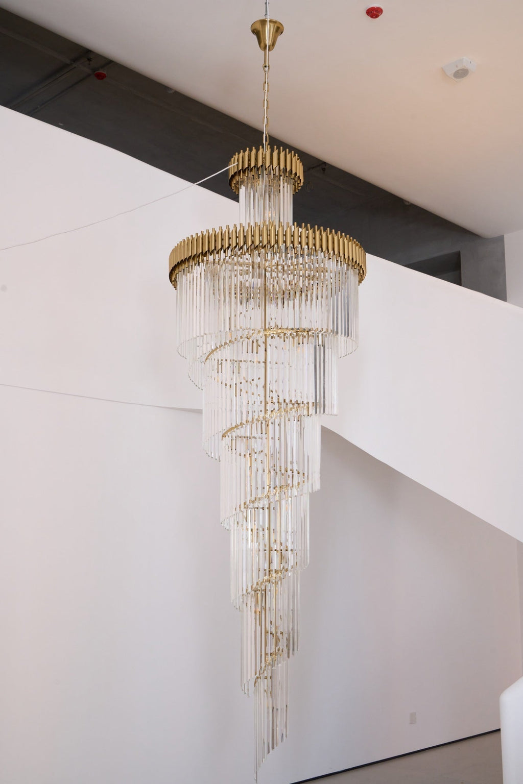 Eurmirila Lustre Luxueux en Cristal en Spirale - Neutralighting