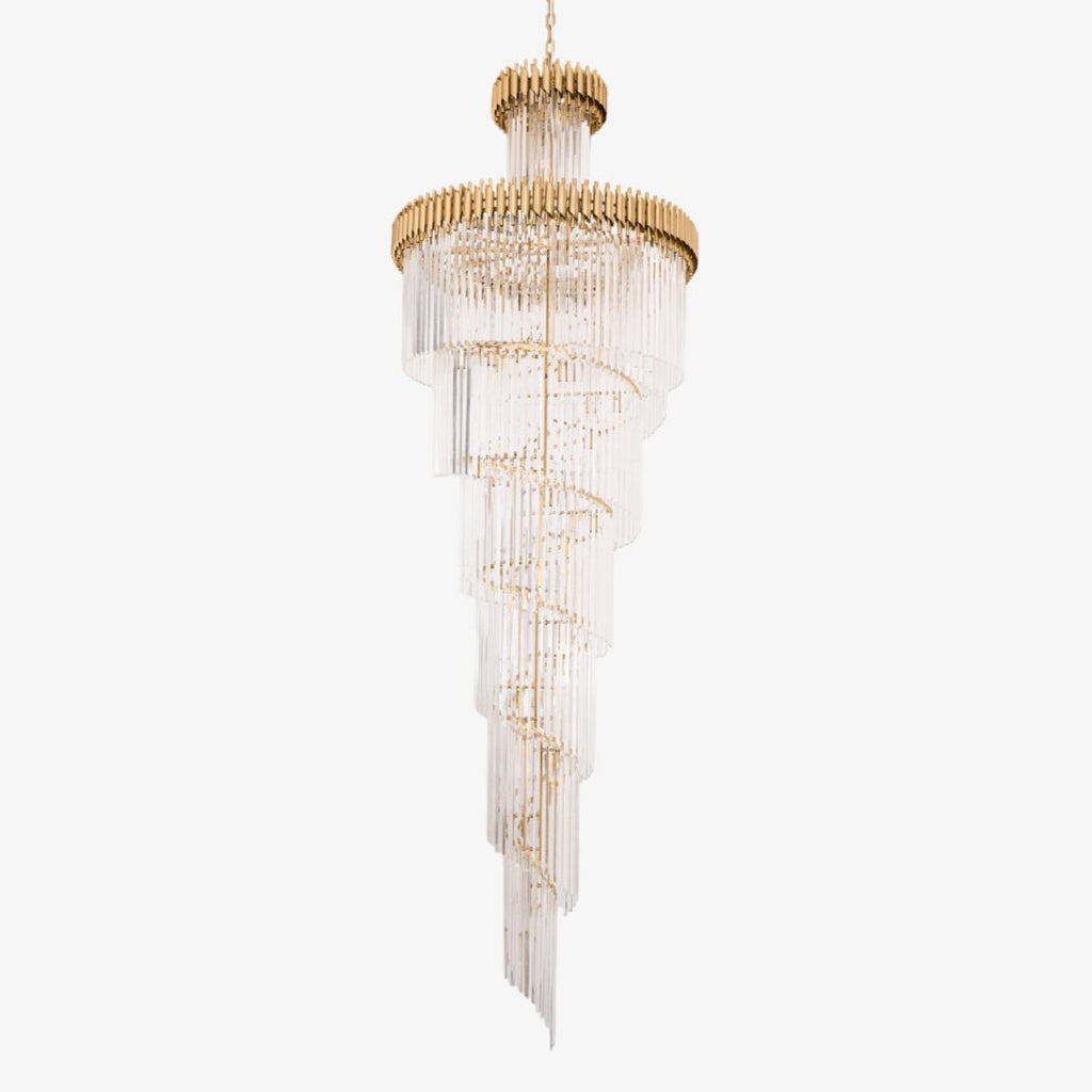 Eurmirila Lustre Luxueux en Cristal en Spirale - Neutralighting