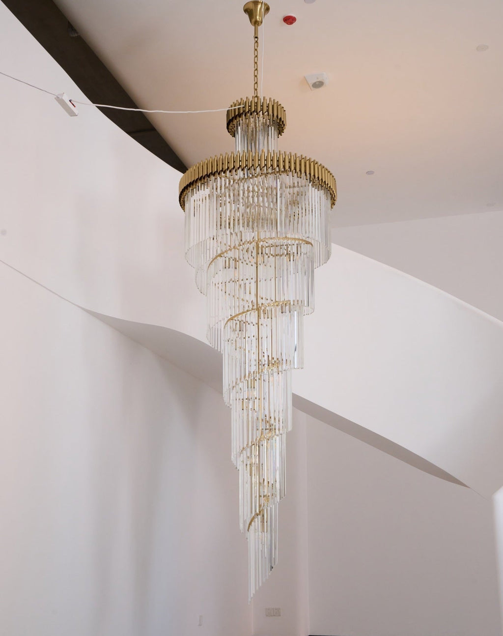 Eurmirila Lustre Luxueux en Cristal en Spirale - Neutralighting