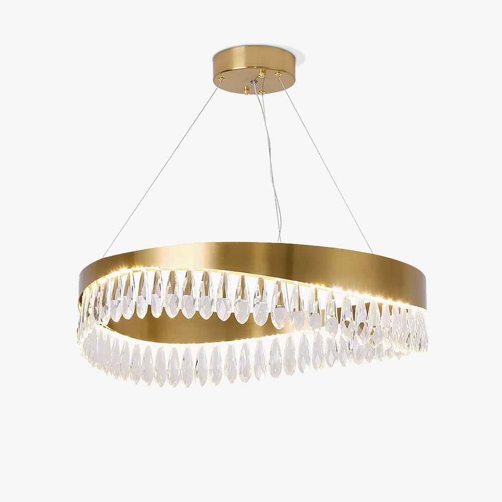 Lustra Chandelier Anneau en Cristal Poli - Neutralighting