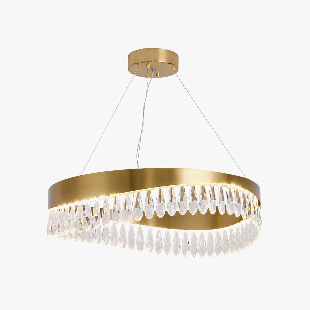 Lustra Chandelier Anneau en Cristal Poli - Neutralighting