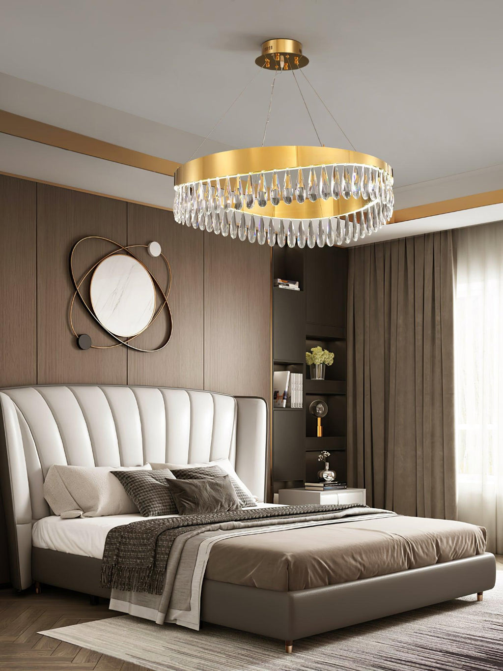 Lustra Chandelier Anneau en Cristal Poli - Neutralighting