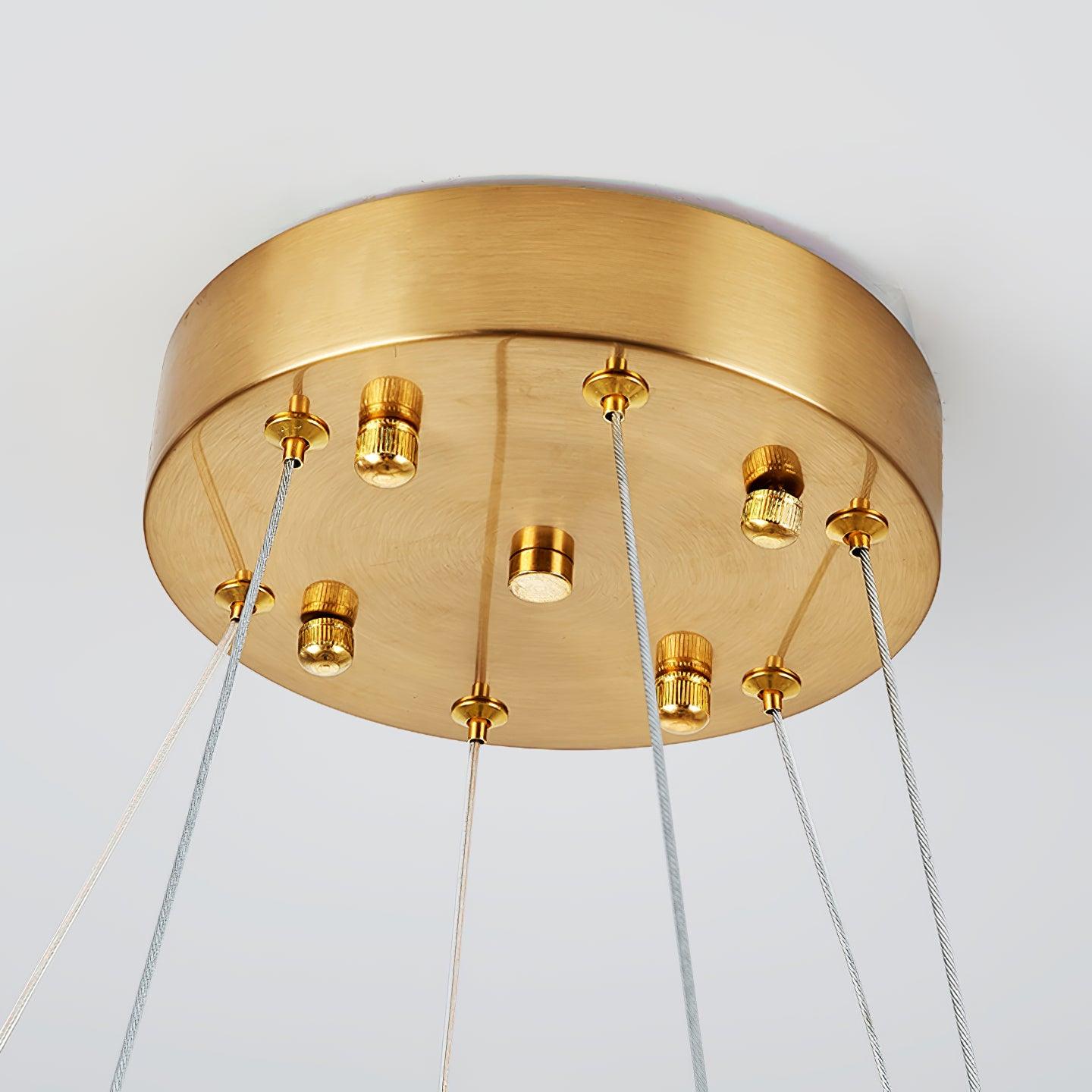 Lustra Chandelier Anneau en Cristal Poli - Neutralighting