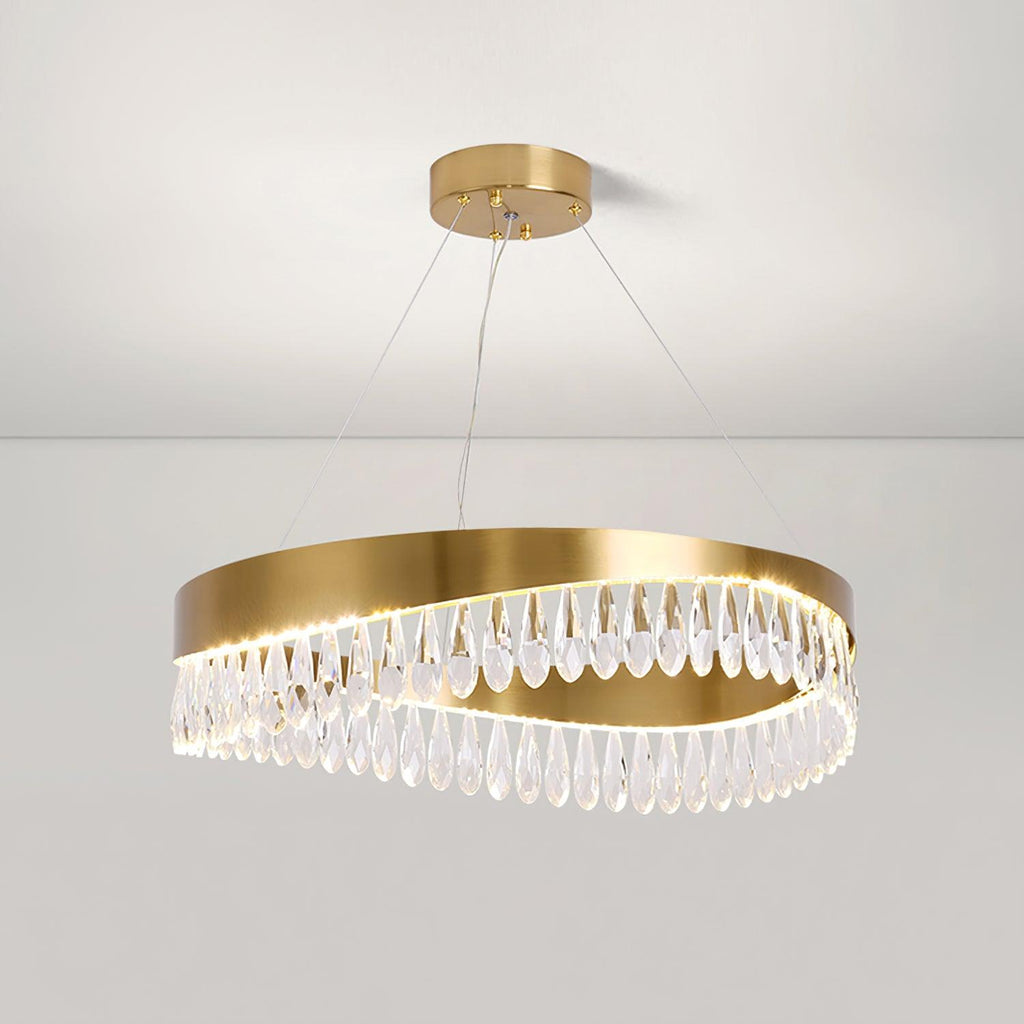 Lustra Chandelier Anneau en Cristal Poli - Neutralighting