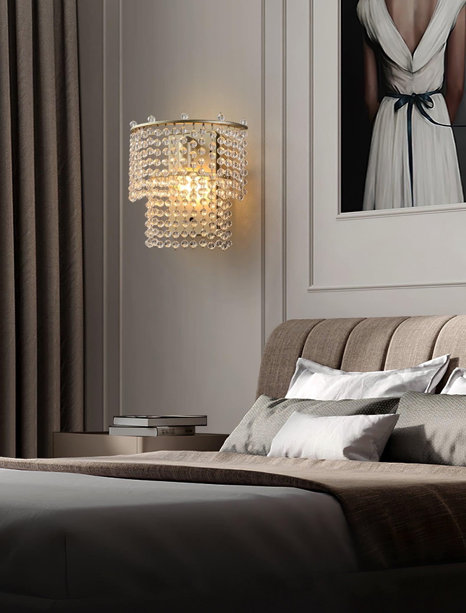 Aurora Applique Murale Cascade de Cristal - Neutralighting