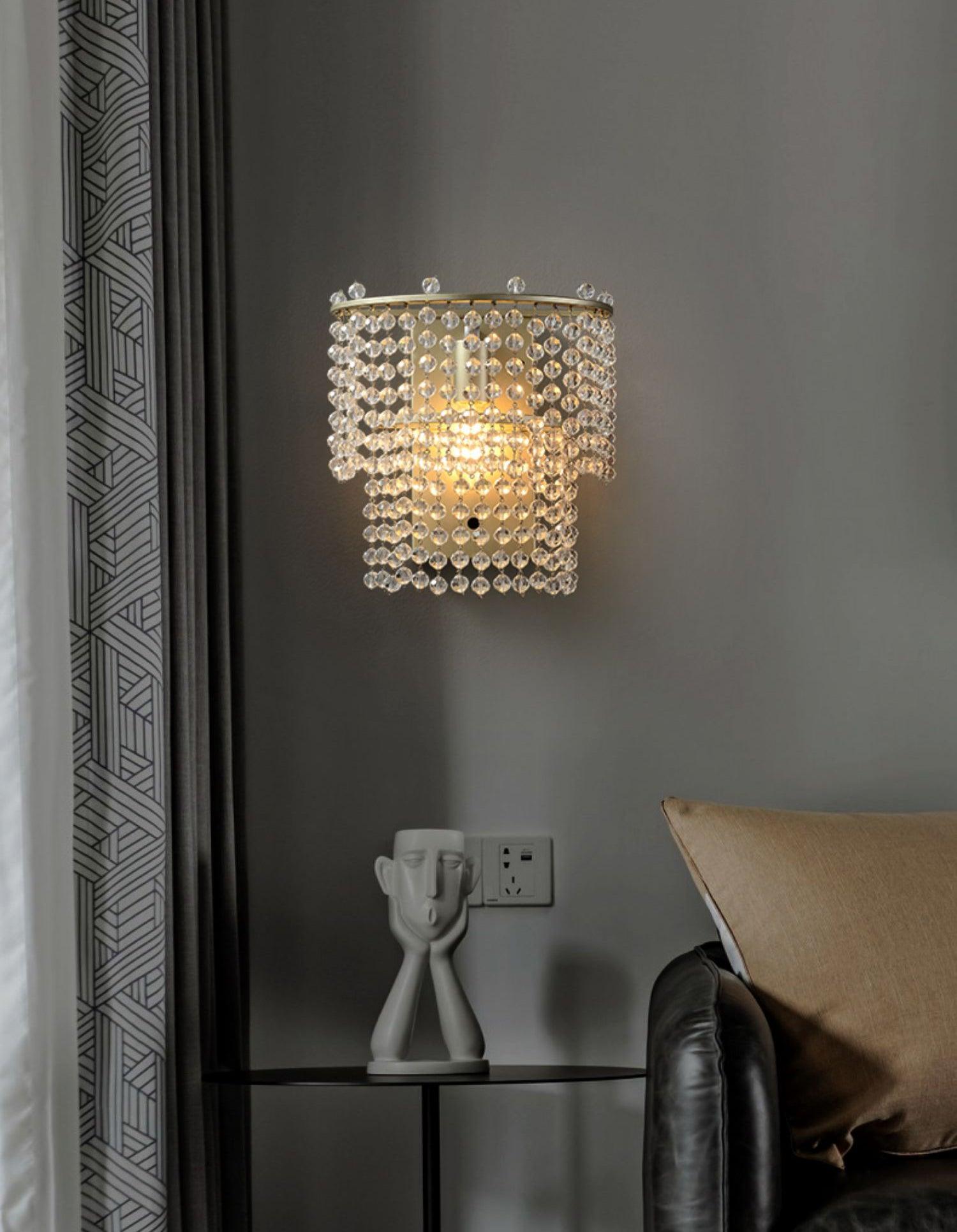 Aurora Applique Murale Cascade de Cristal - Neutralighting