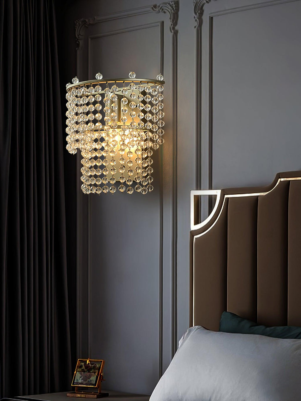 Aurora Applique Murale Cascade de Cristal - Neutralighting