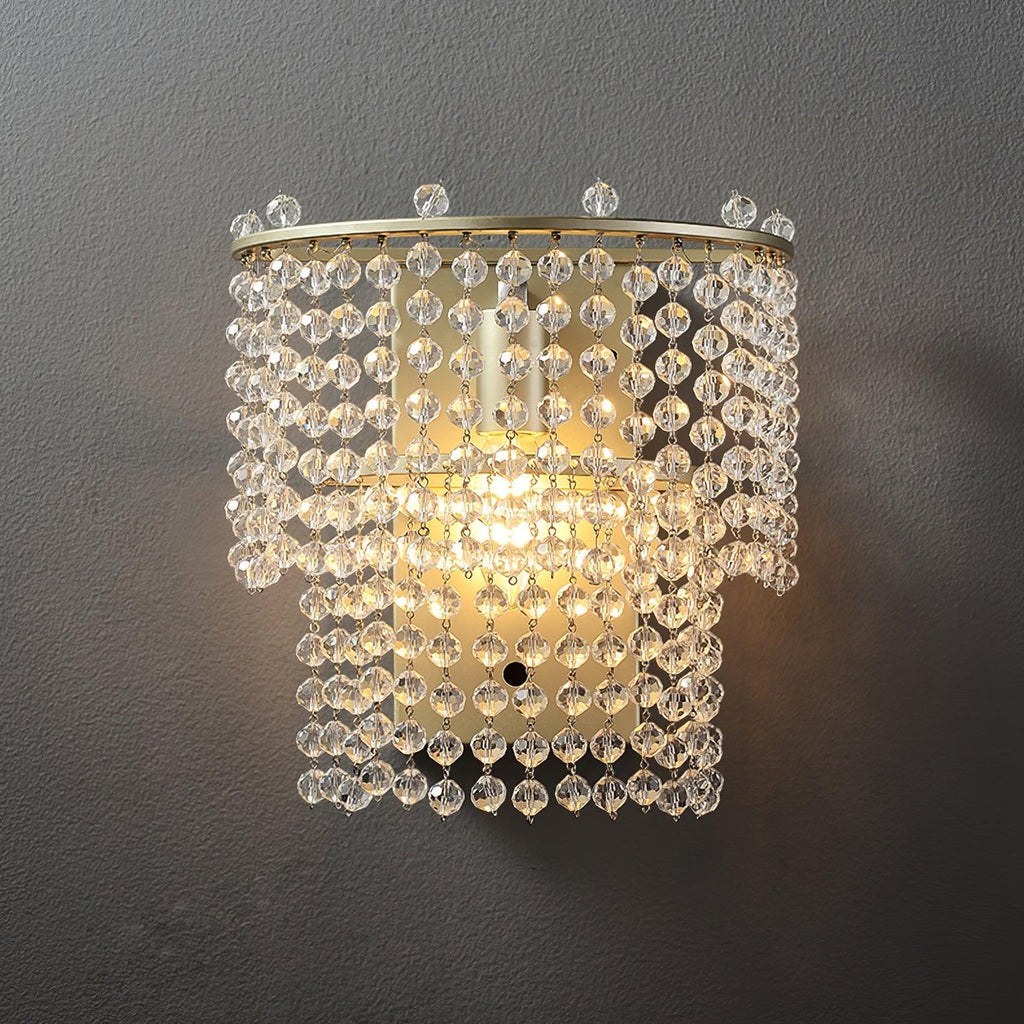Aurora Applique Murale Cascade de Cristal - Neutralighting