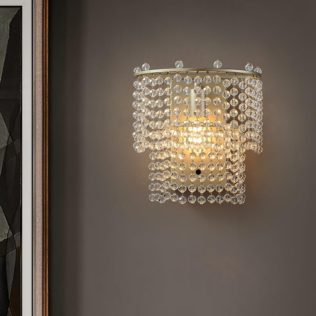 Aurora Applique Murale Cascade de Cristal - Neutralighting