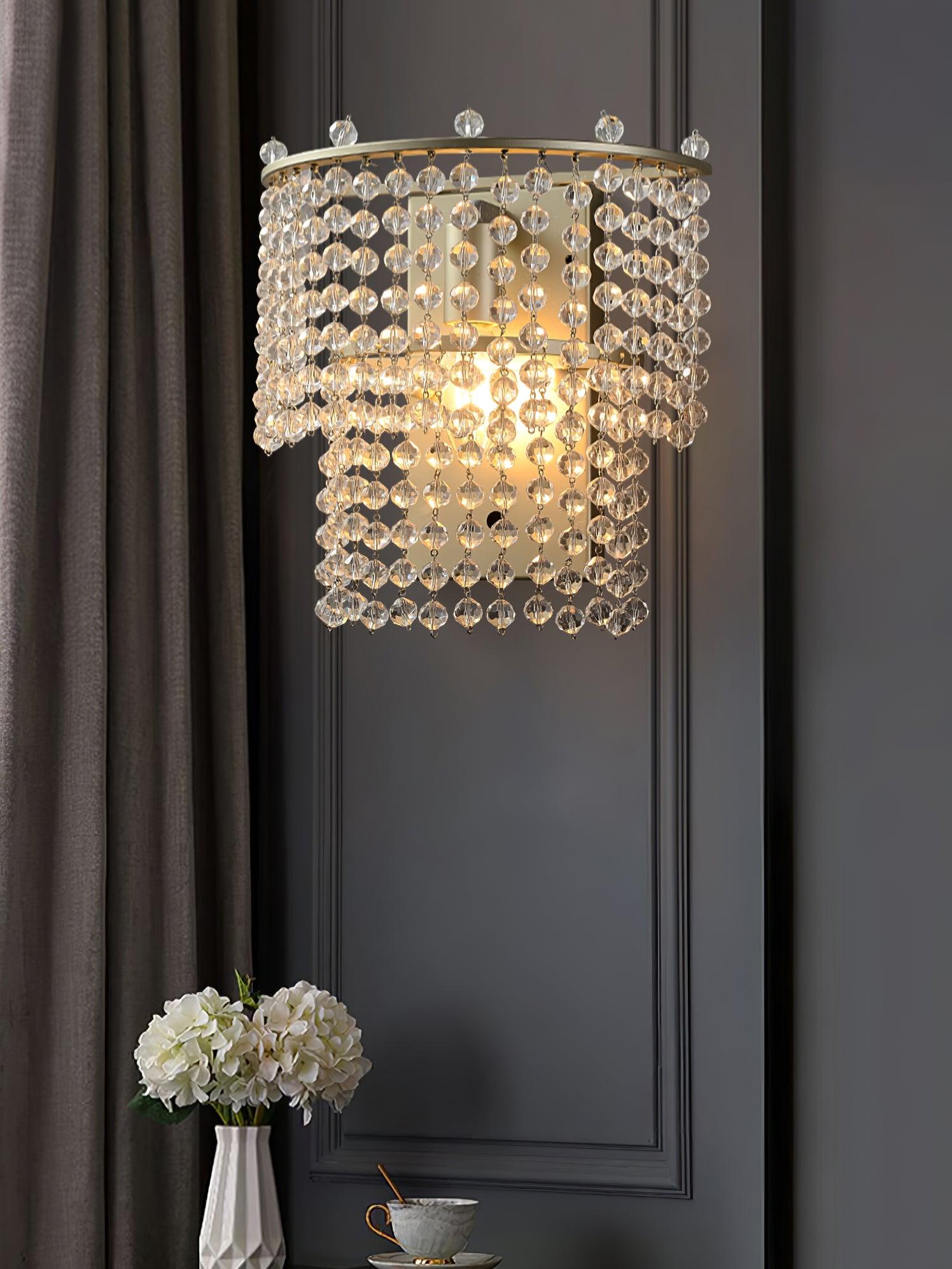 Aurora Applique Murale Cascade de Cristal - Neutralighting