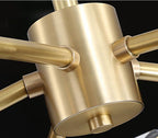 Lustra Suspension Lampe Boule en Cristal et Laiton en Grappe - Neutralighting