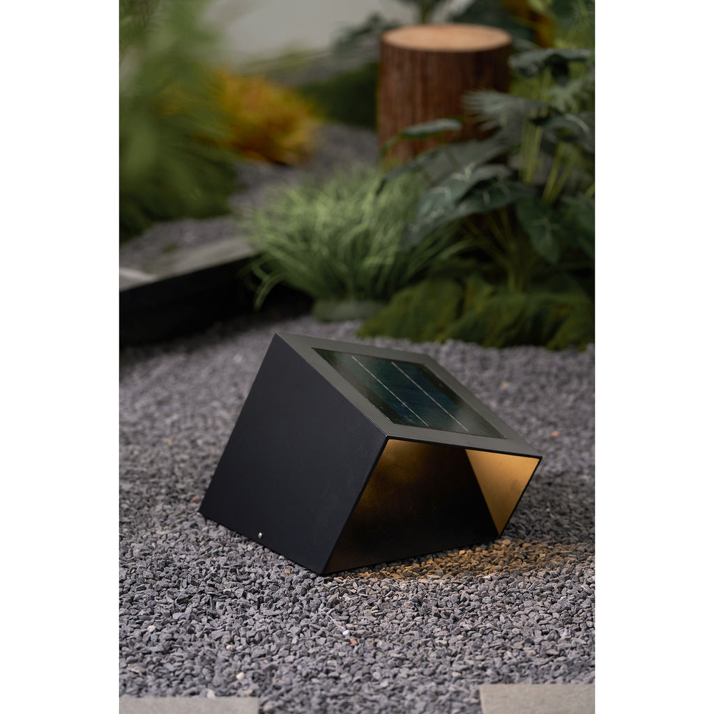 Evsore Lampe Solaire Extérieure Unique Cube Jardin - Neutralighting
