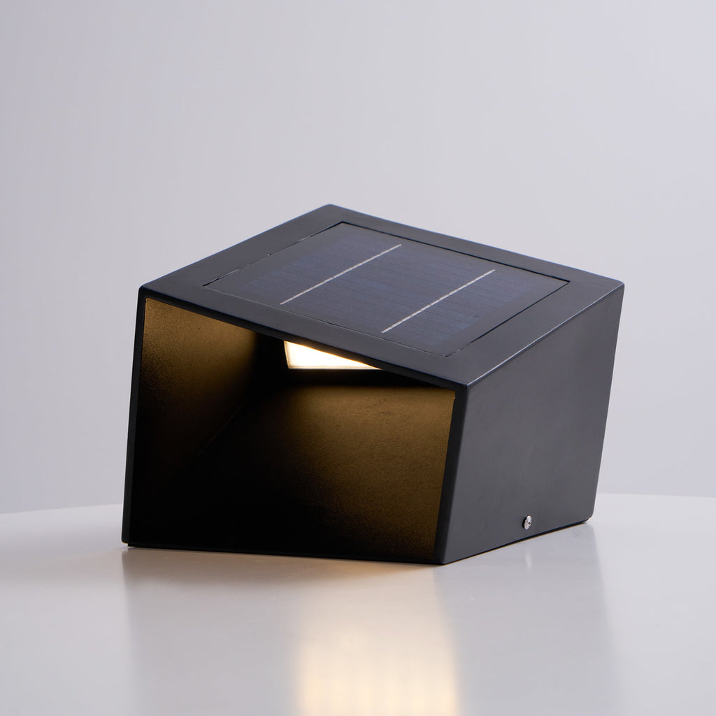Evsore Lampe Solaire Extérieure Unique Cube Jardin - Neutralighting