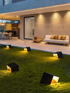 Evsore Lampe Solaire Extérieure Unique Cube Jardin - Neutralighting