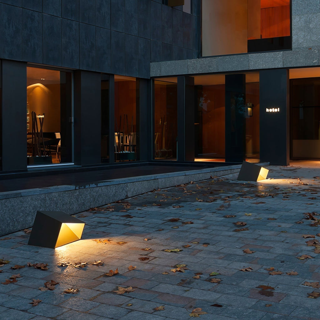 Evsore Lampe Solaire Extérieure Unique Cube Jardin - Neutralighting