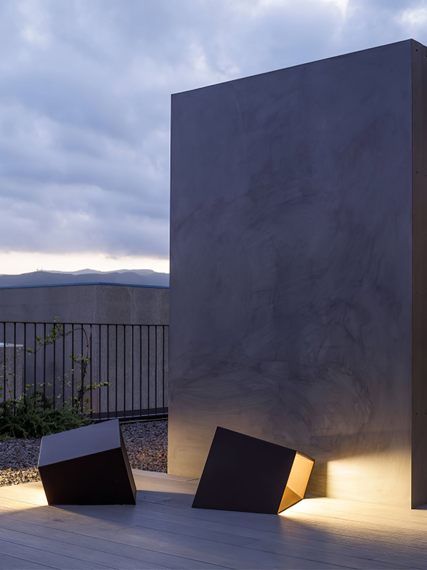 Evsore Lampe Solaire Extérieure Unique Cube Jardin - Neutralighting